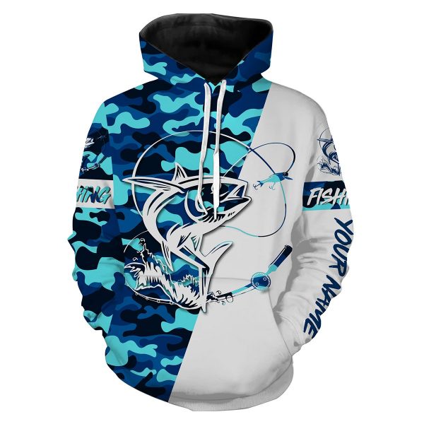 Tuna fishing sea camo custom name 3D All Over Printed Shirts Personalized Gift ND